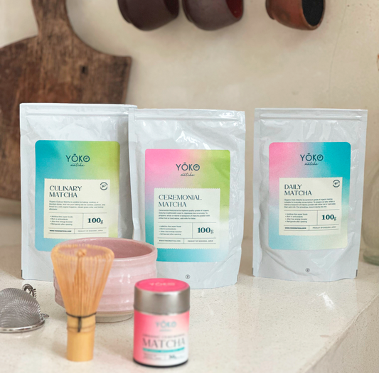 Different Grades of Matcha