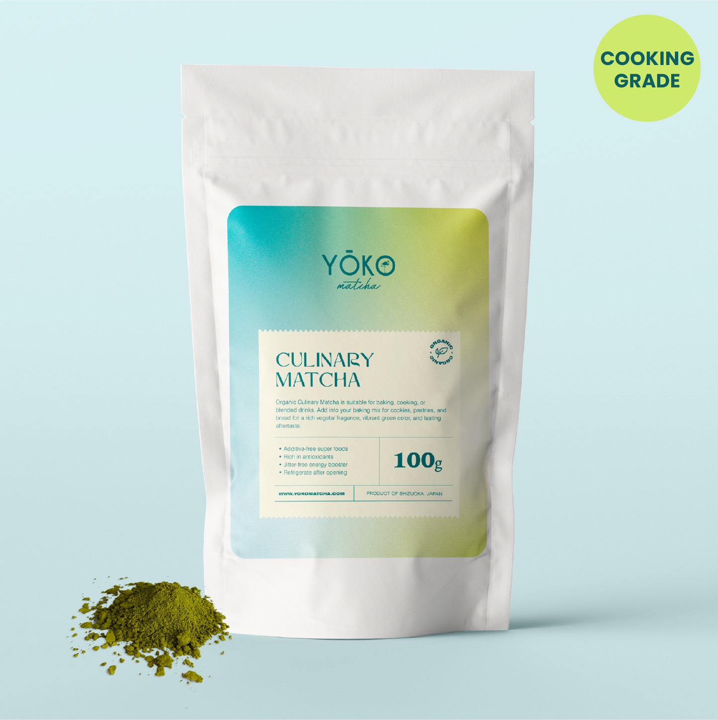 Organic Culinary Matcha - Perfect For Baking