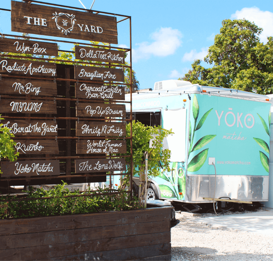 The Yōko Matcha trailer at The Wynwood Yard in 2017