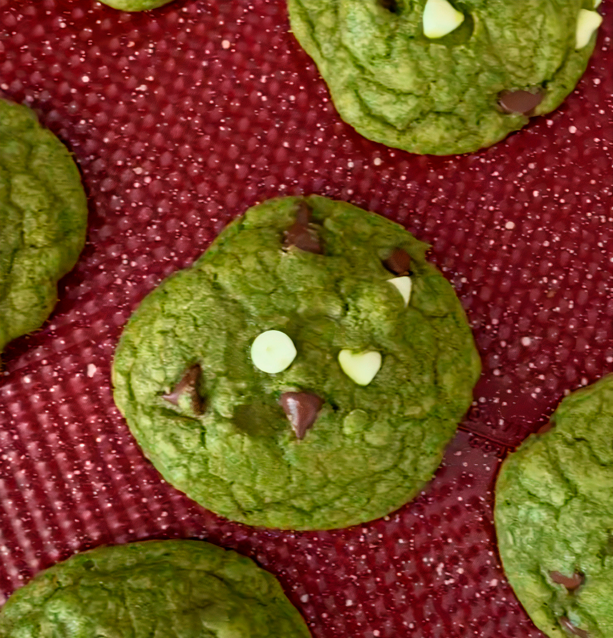 matcha chocolate chip cookie
